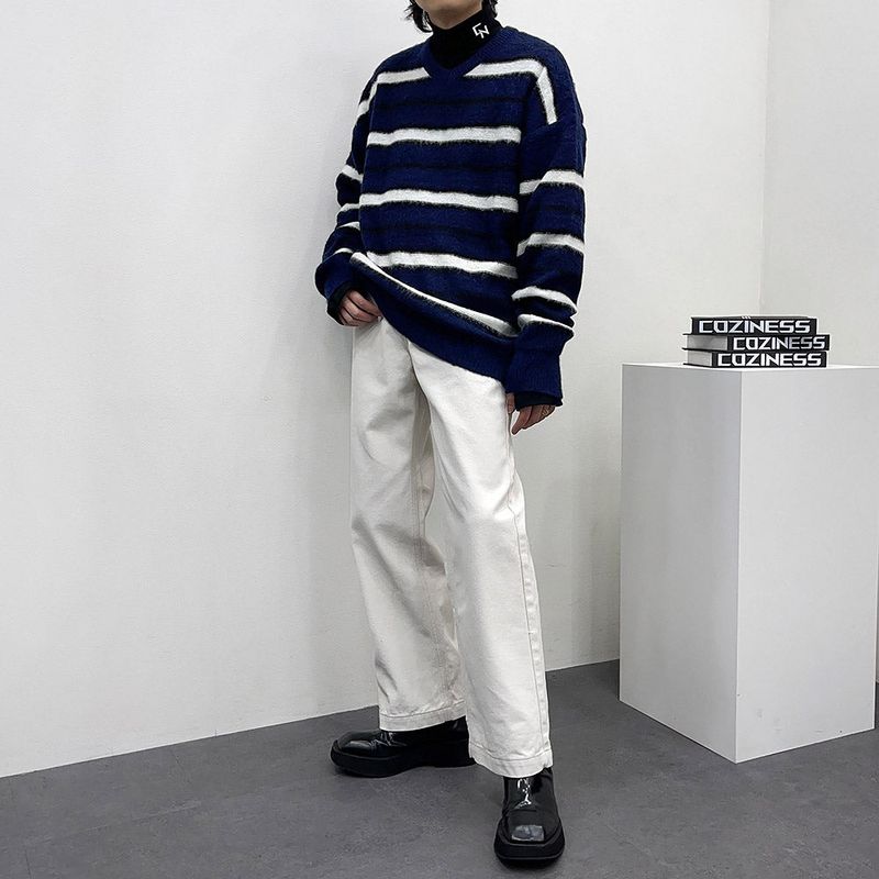 EV Angora Striped Knitwear (2 colors)