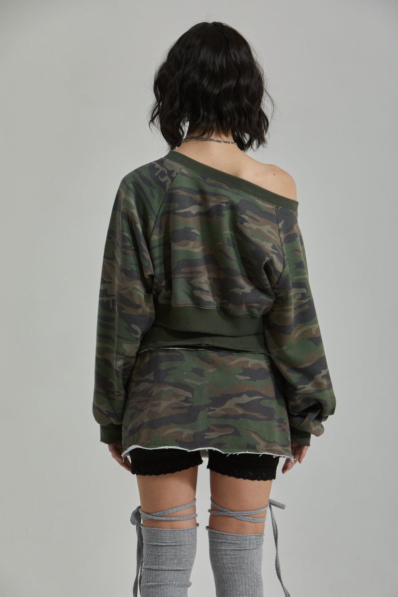 CAMO SKIRT-PANTS