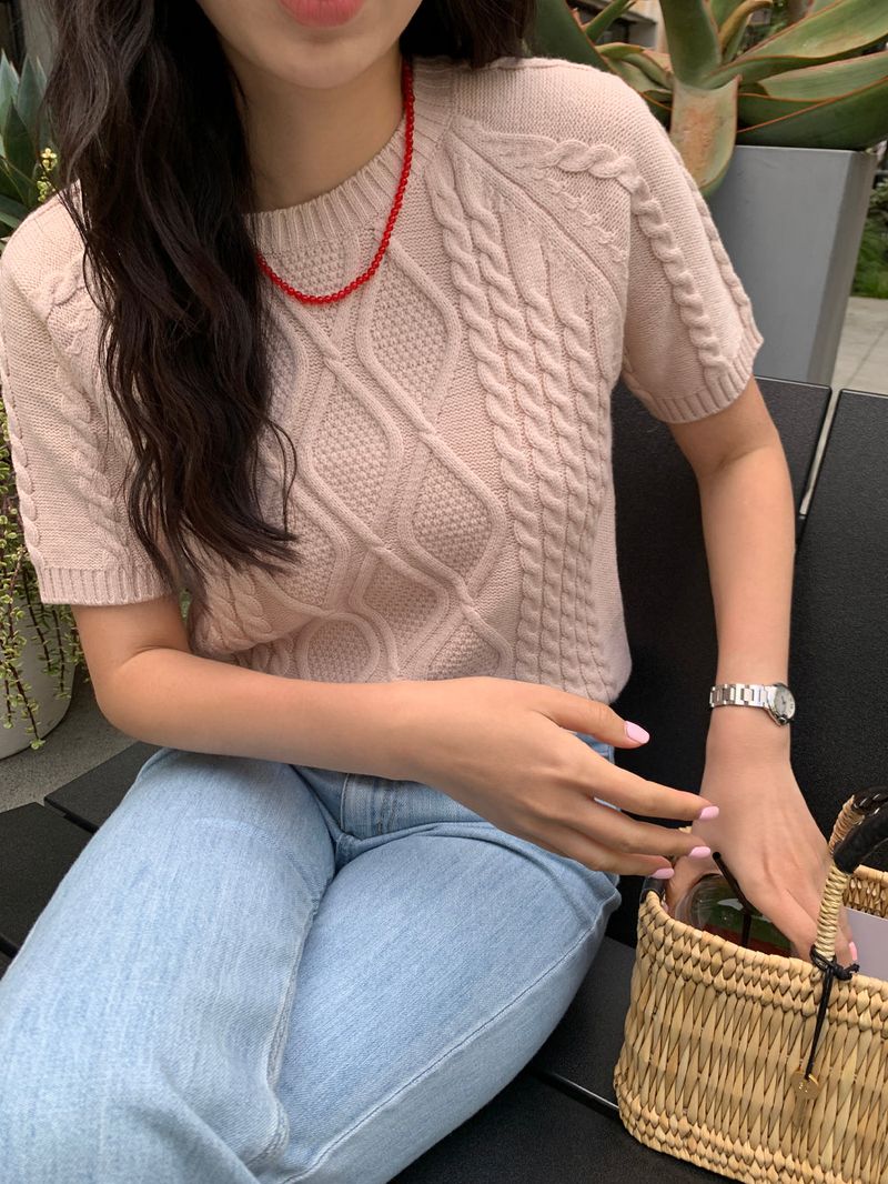 [MADE] HEYBO TWISTED HALF KNIT