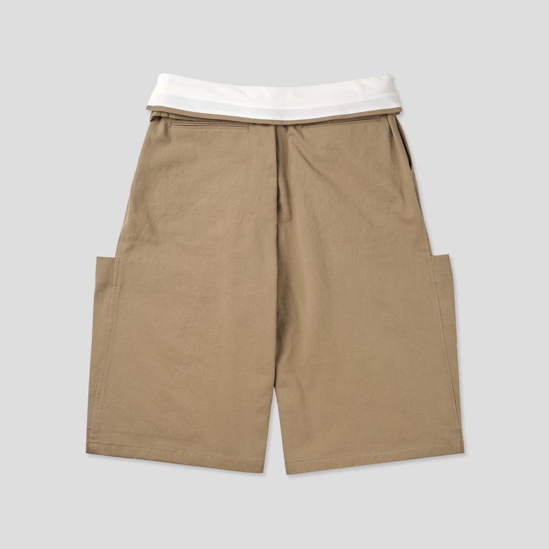 Vienne Belting Cargo Bermuda Pants 3C