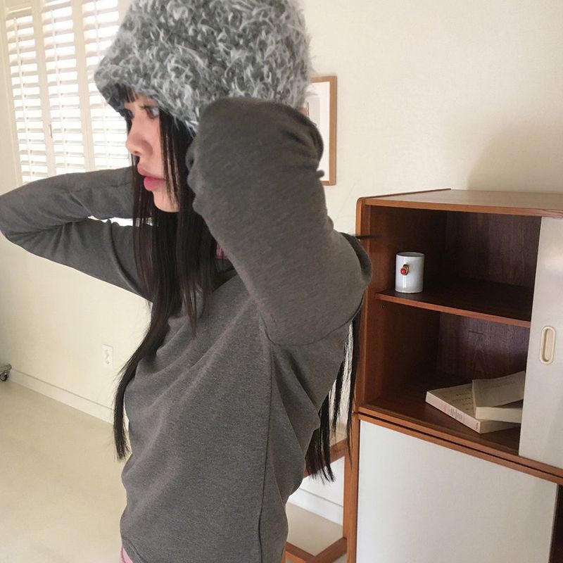 Fiv angora fur hat