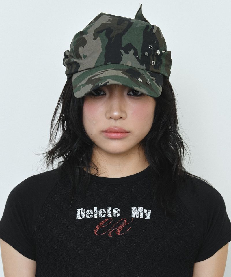 camo bandana cap (khaki)