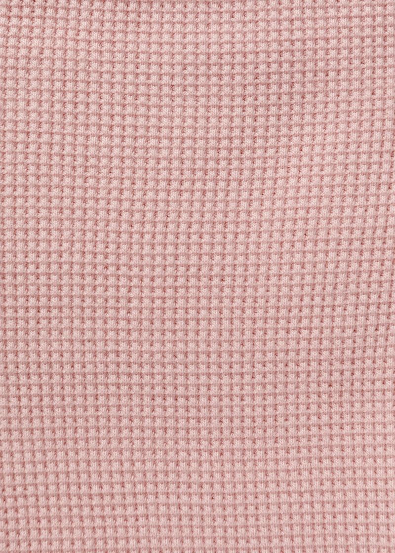 Waffle comfort top_pink