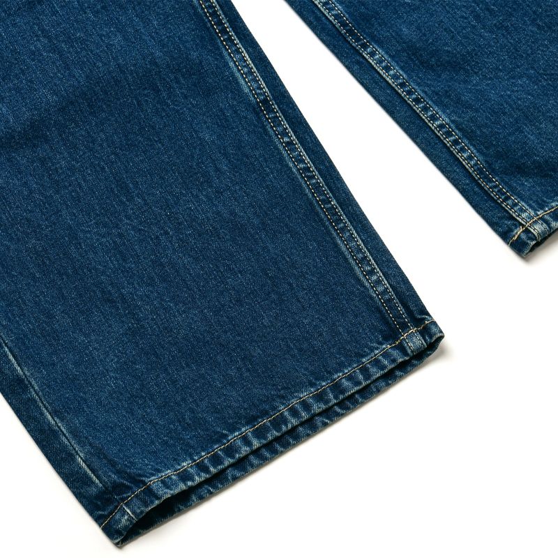 WIDE DENIM PANTS BLUE