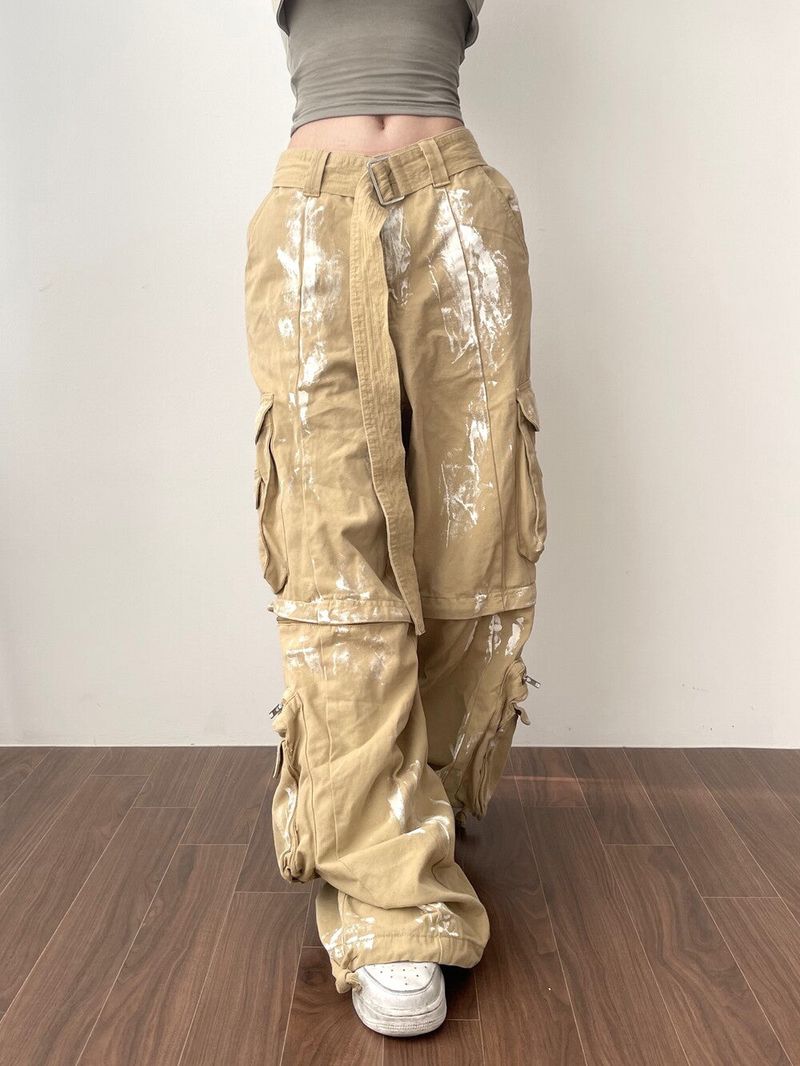 Seow(ソウ)の「1398. 3-way multy painting wide pt(Pants)」