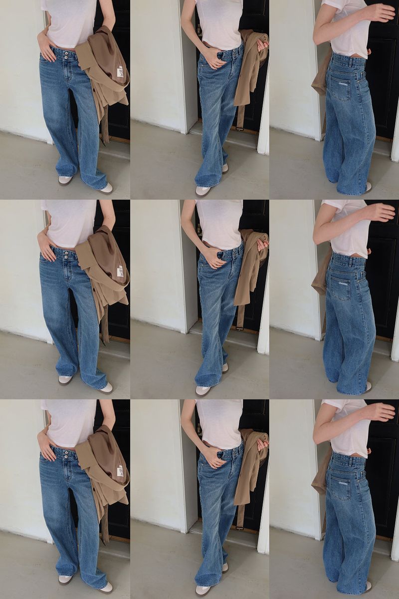 TWO-BUTTON DENIM_BLUE