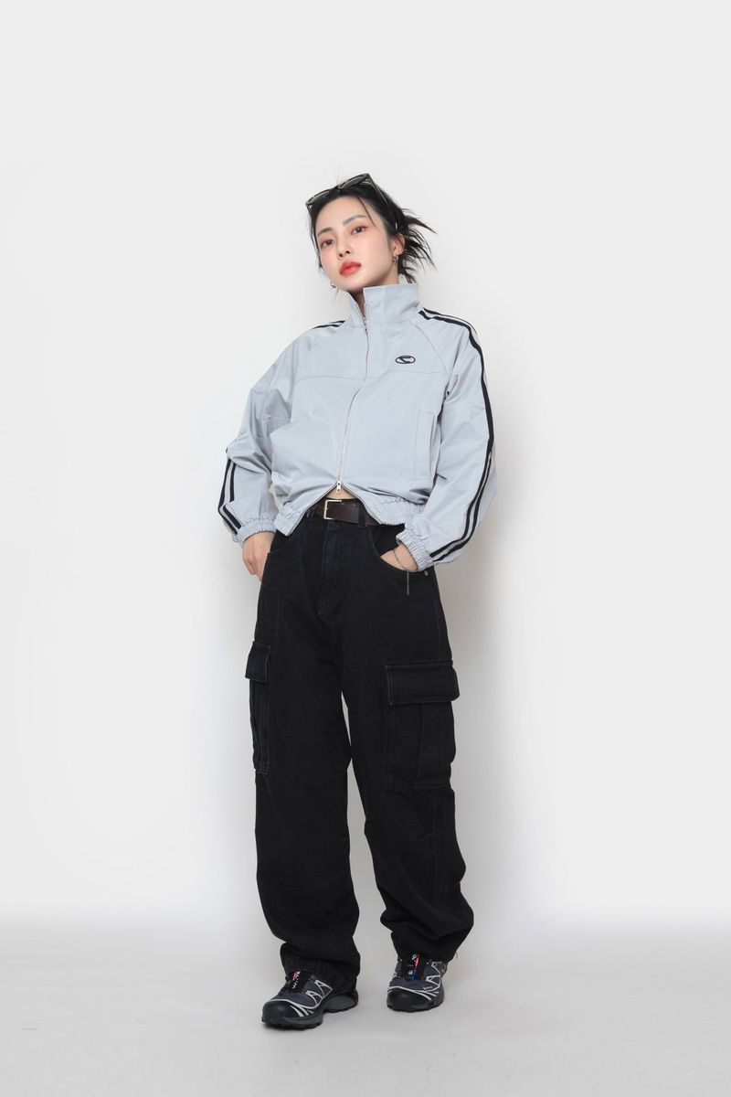 Scotch track zip-up