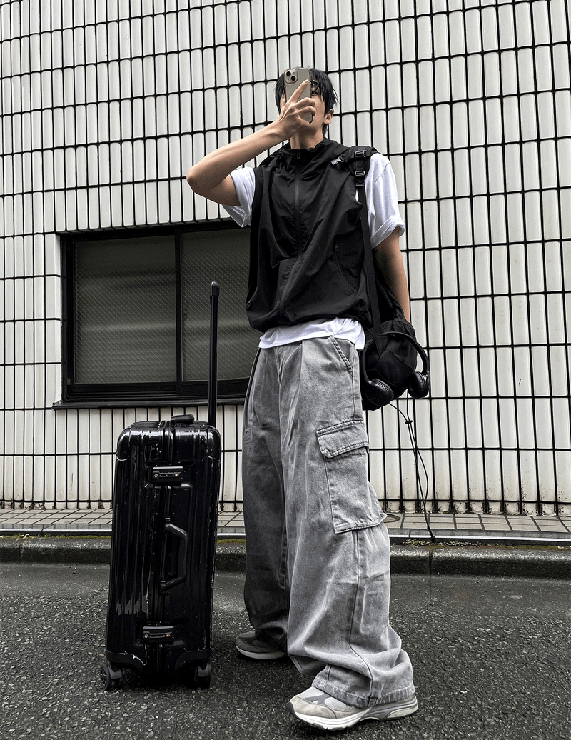 COSYHARU（コシハル）の「Pigment Balloon stitch Cargo Denim Pants（Pants）」