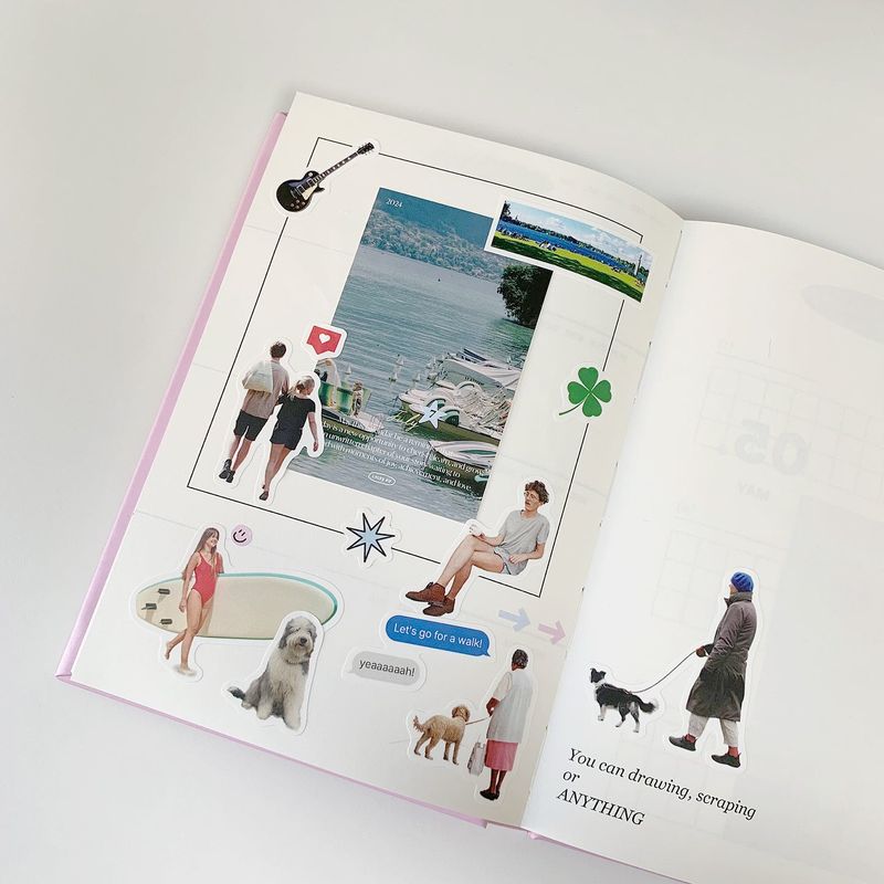diary & phone case daily people sticker vol.1
