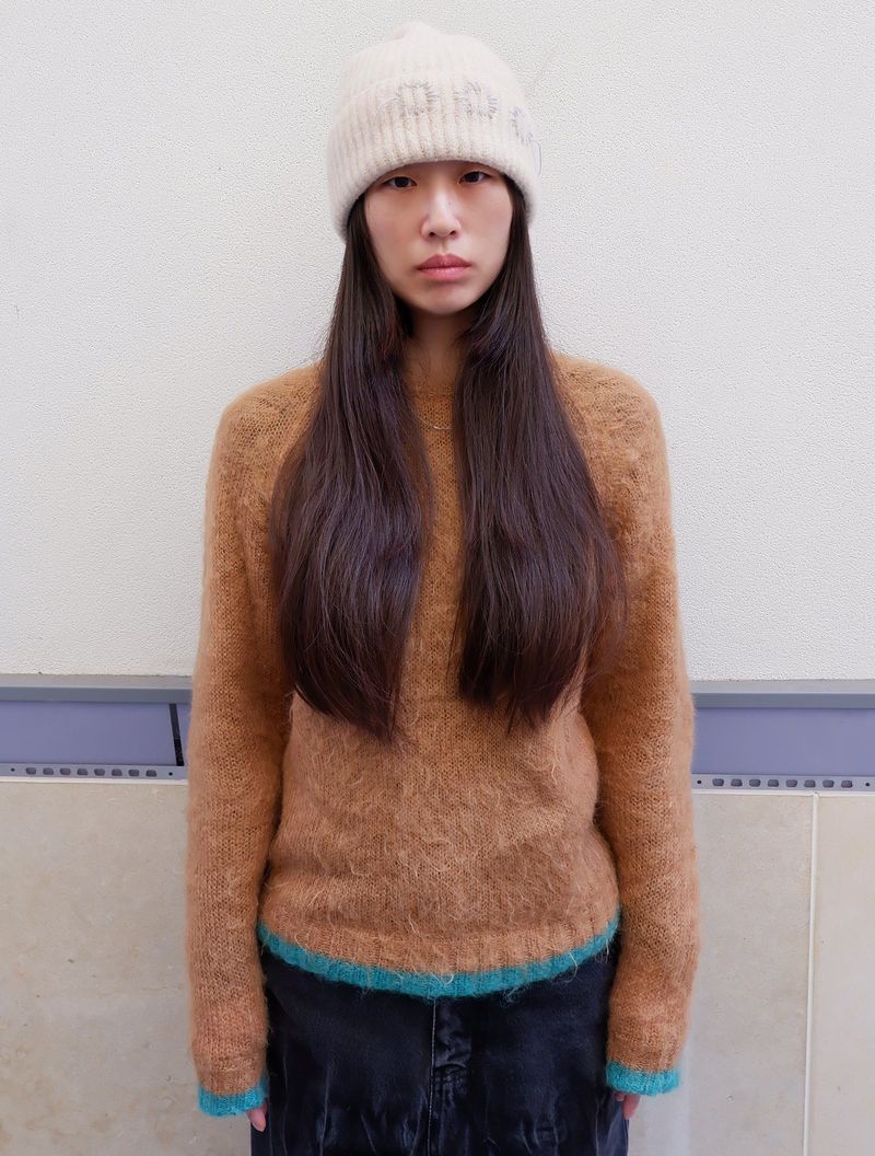 000 Hand Stitch Beanie / Oatmeal