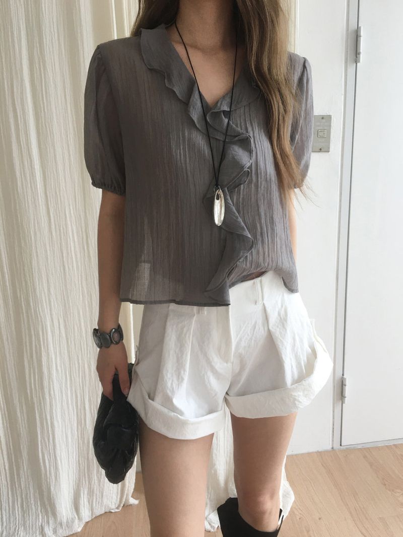 nobiyaka（ノビヤカ）の「 Weekend roll-up shorts（Pants）」