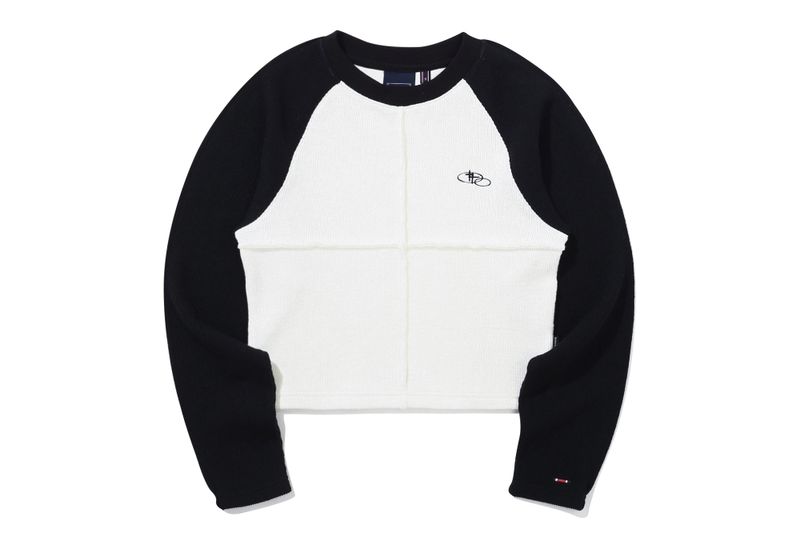 DESTROYED KNIT CROP SLEEVE