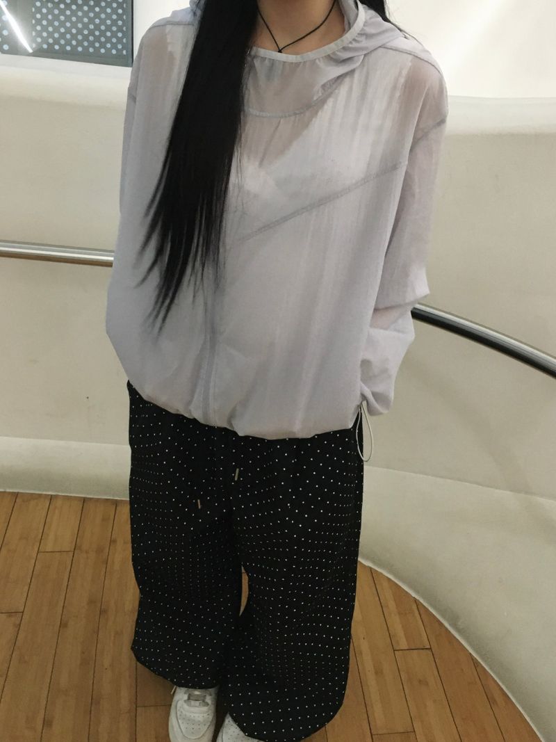 [Ritcore MADE] Mini Dot Wide Denim Pants (2c)