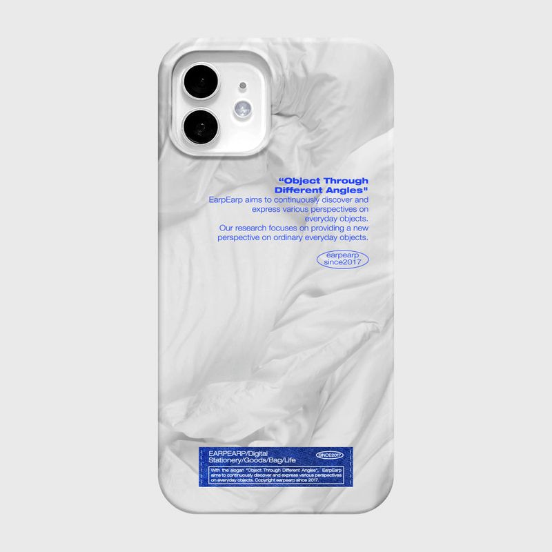 EARPEARP（アプアプ）の「BEDDING OBJECT-GREY(HARD CASE)（Smartphone Accessories）」