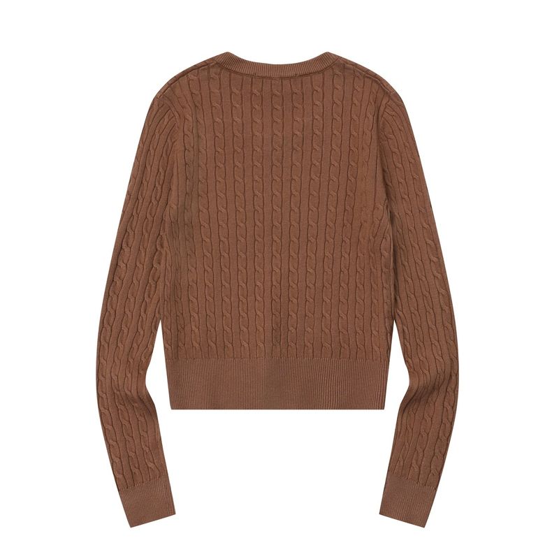 PRIMROSE V-NECK CROP KNIT (6COLOR)