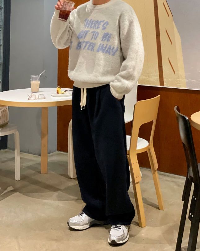 Cozy Fleece Wide Sweatpants
