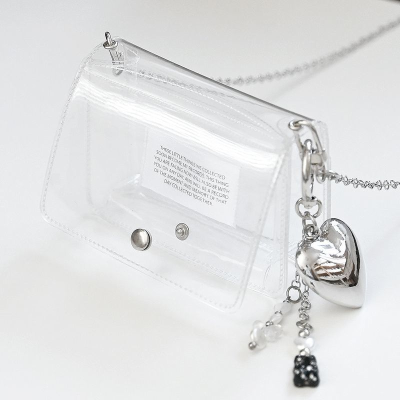 Heart Haribo keyring (Black)