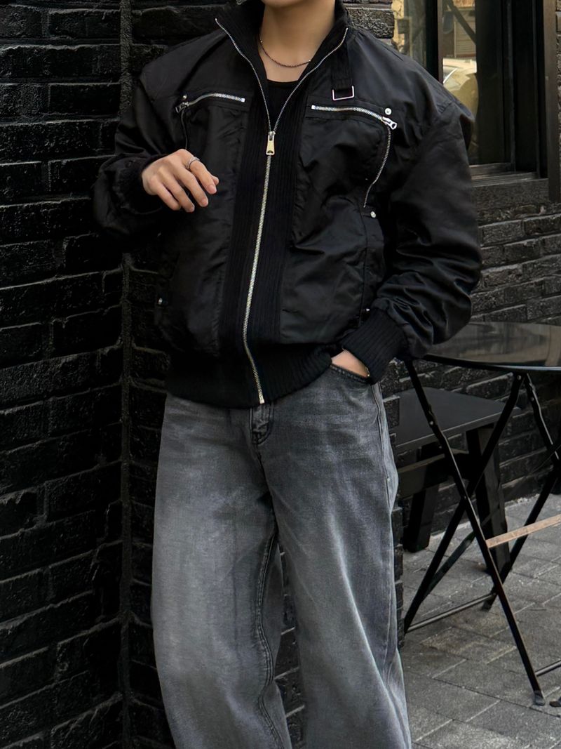 Banded ma-1 windbreaker