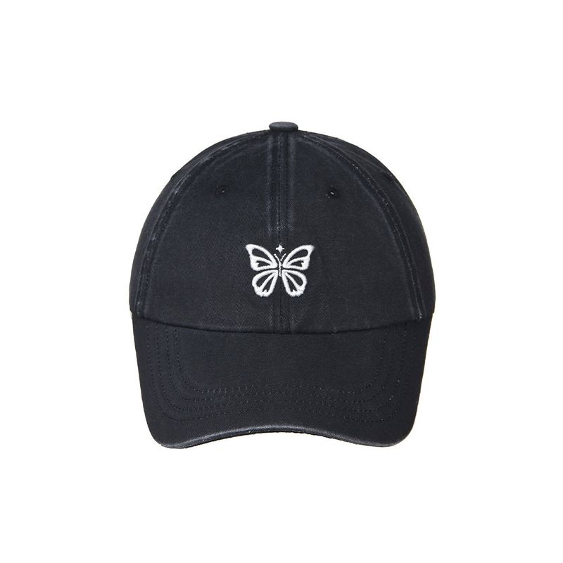 VINTAGE MINI BUTTERFLY BALL CAP_BLACK