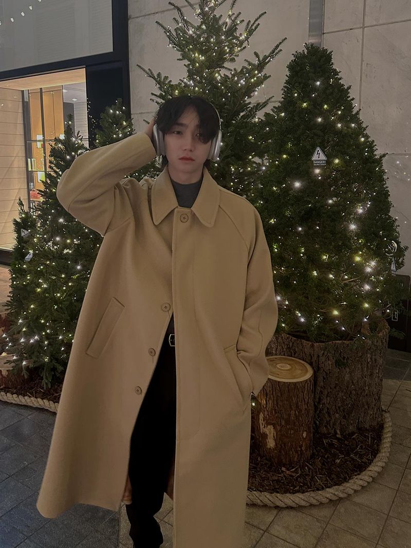 ASCLO Benia Raglan Long Coat (3color)
