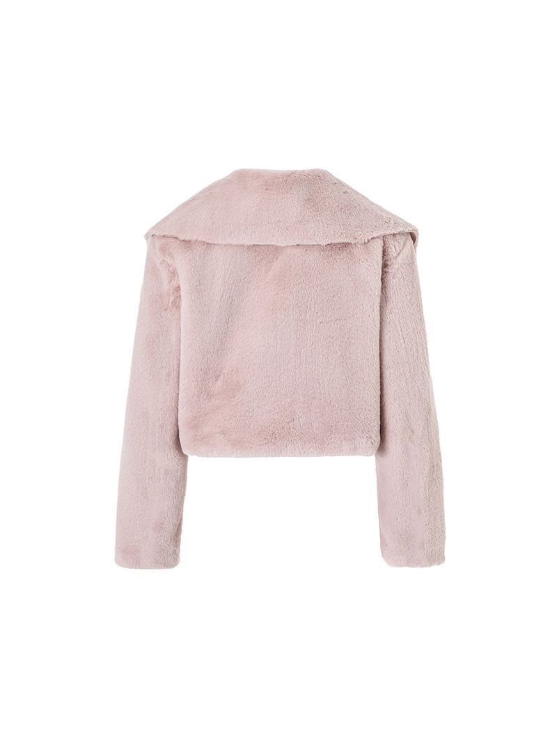Bebe sailor fur jacket (Pink)
