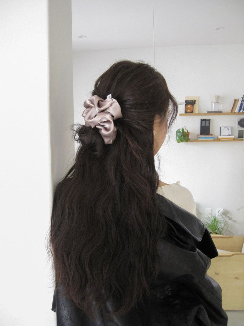 dungeureon(ドゥングロン)の「アワーシュシュ (ベーシック) - ビッグ (8 color) (2セット)(ヘアアクセサリー)」