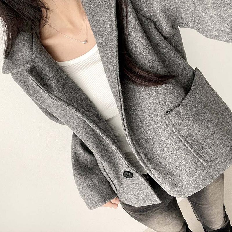 Rein pocket short coat jacket