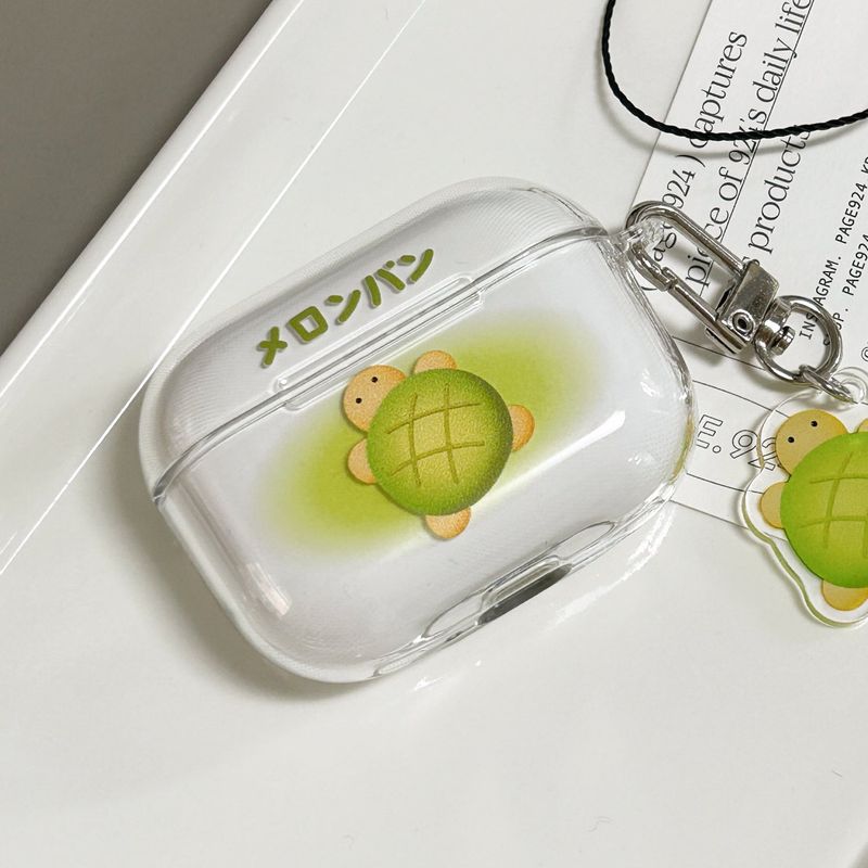 Monani Studio（モナニースタジオ）の「[AirPods] メロンブレッドタートルハードケース (only case)（スマホグッズ/小物）」