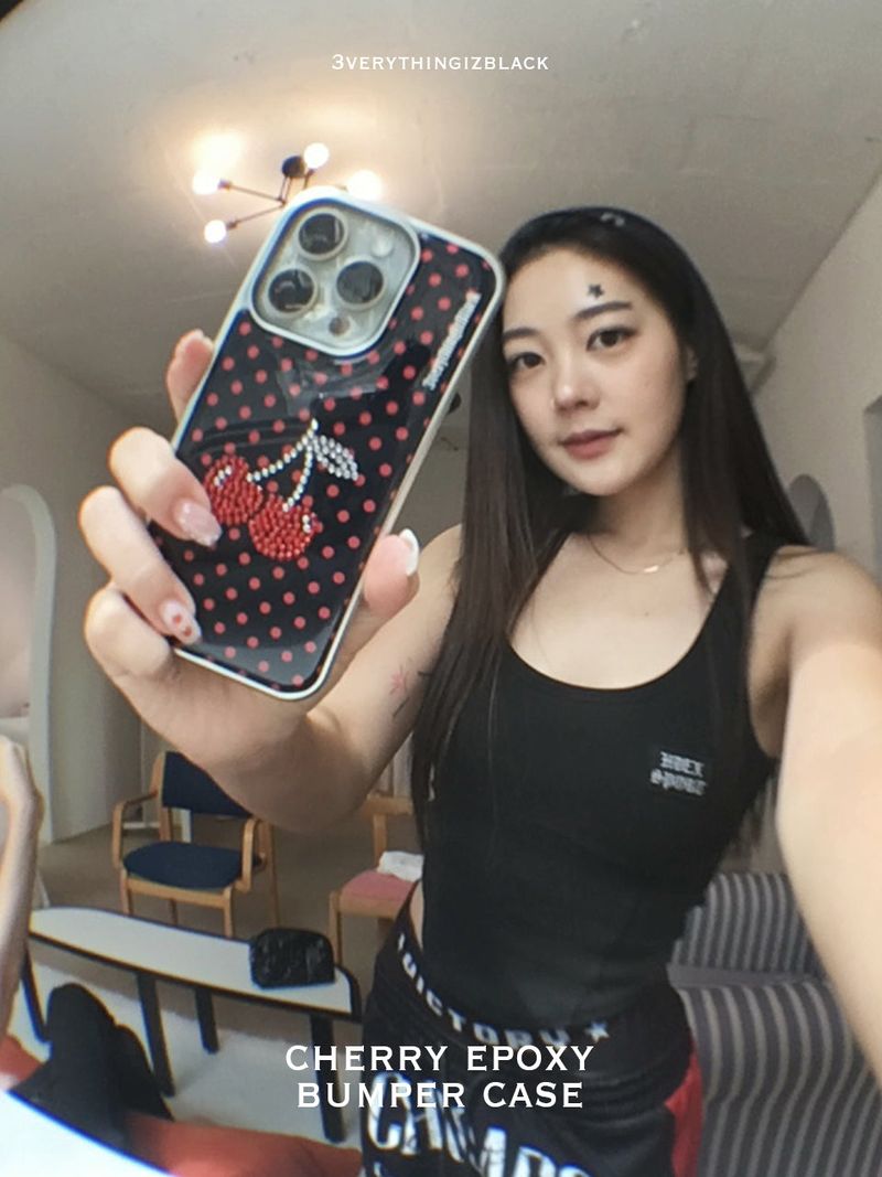 cherry epoxy bumper case
