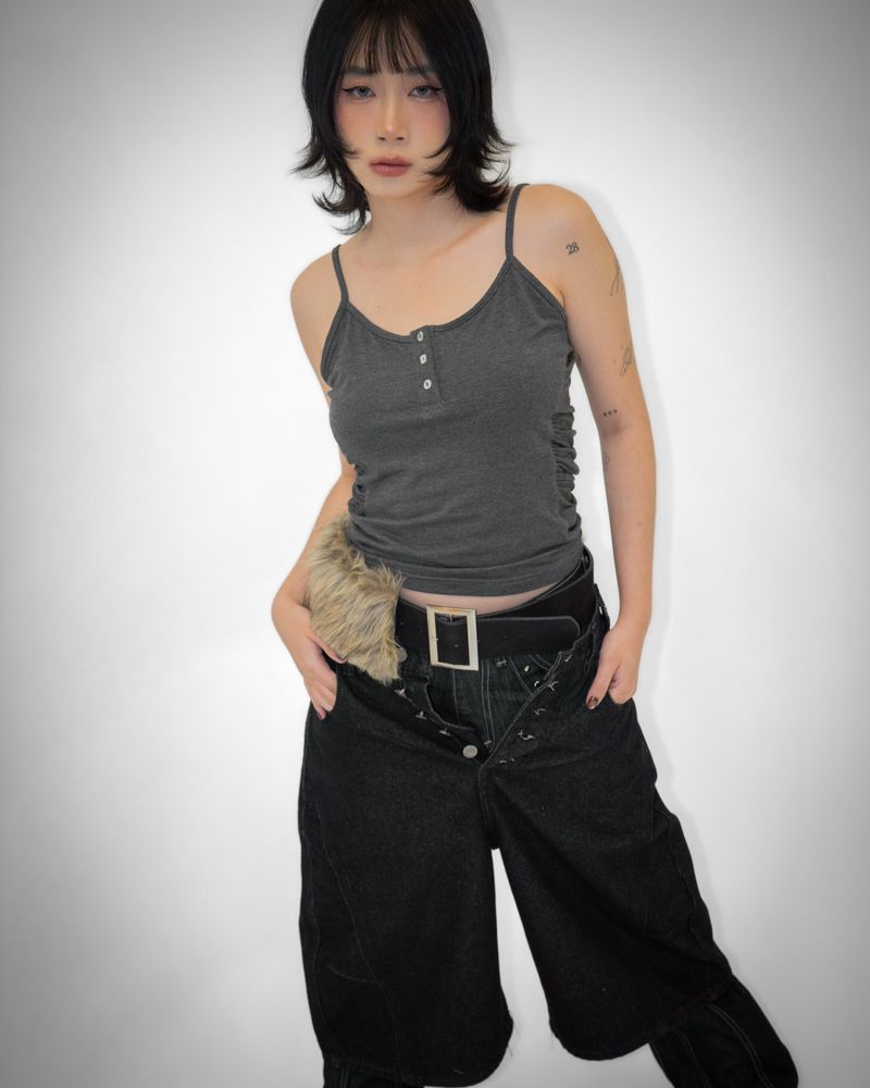 Detachable Fur Belt