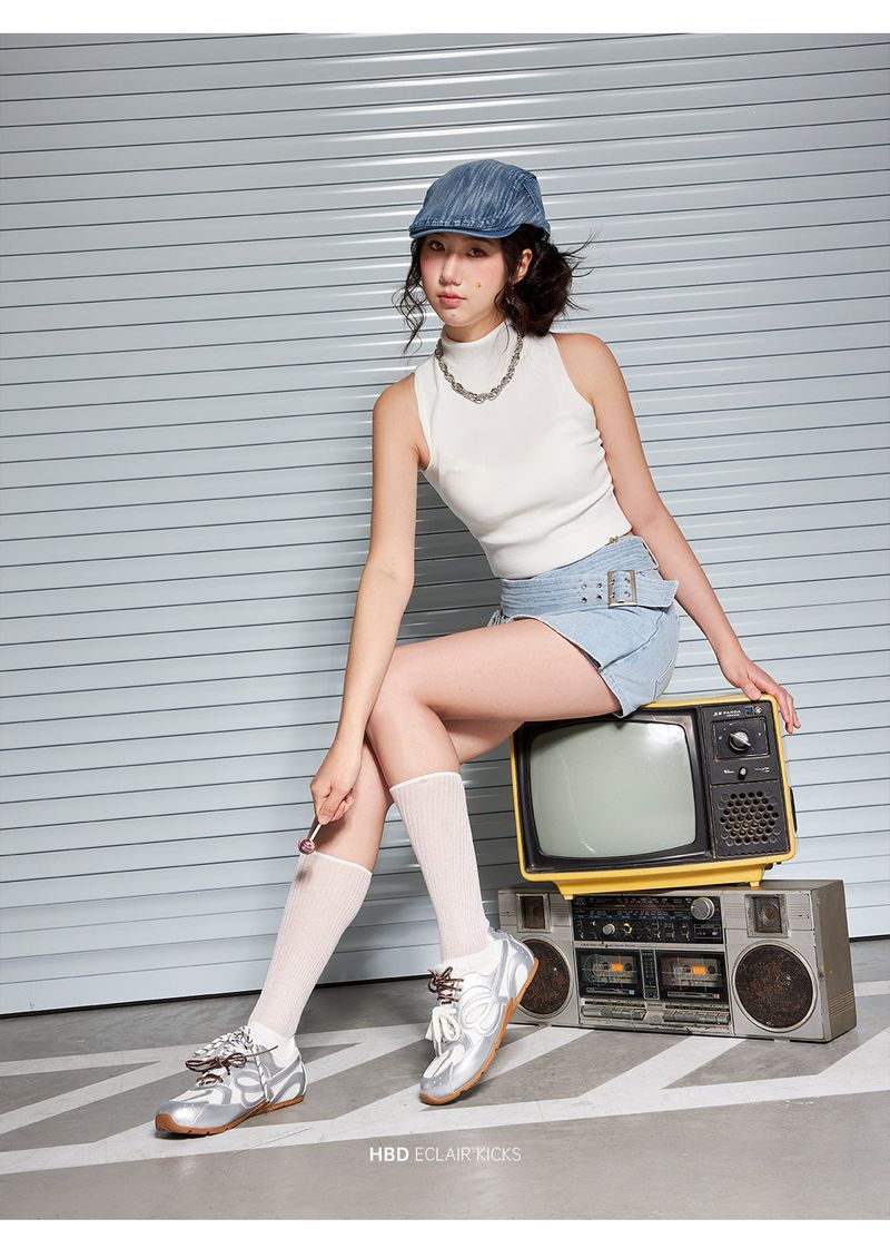 HBD "Little Puff" Thin-Soled Casual Shoes