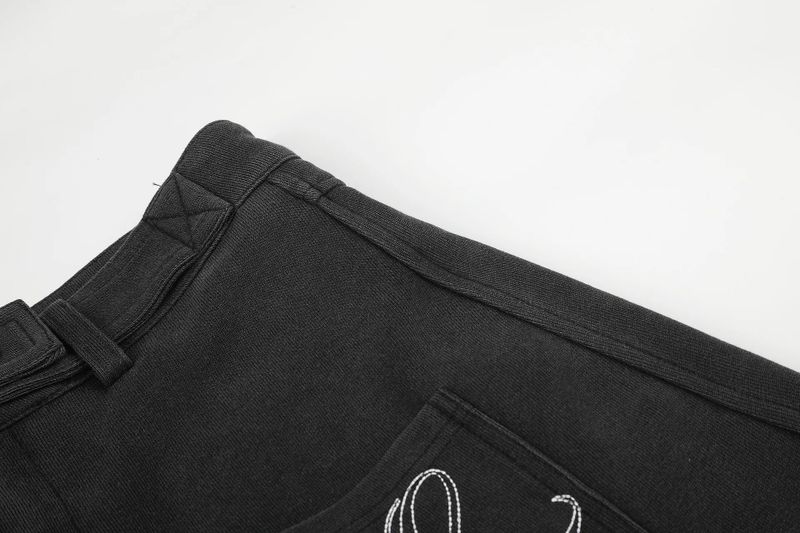 Dahlia Belted Washed Wide Pants