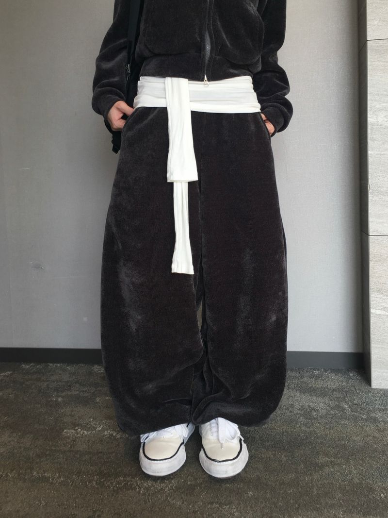 Acorn Velvet Wide Pants (3c)