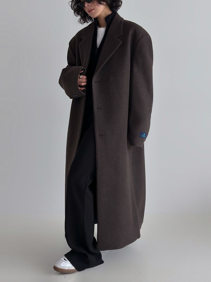 No.1022 Sウール60ロングコート(3色)