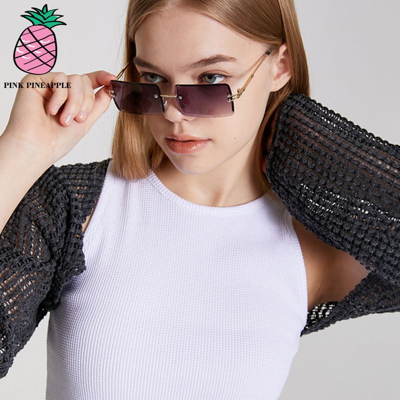 WAFFLE CROPPED SLEEVELESS