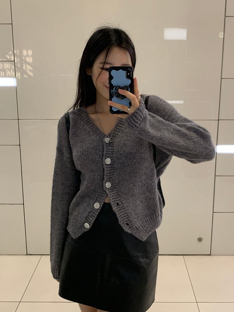 Bullet leather skirt
