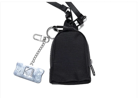FUNSAVER KEY RING POUCH BAG【BLACK】