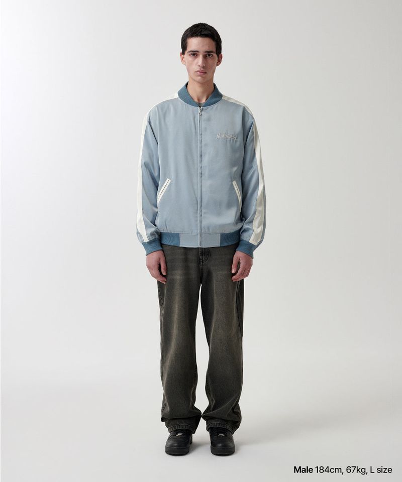 MUD WASHING DENIM PANT