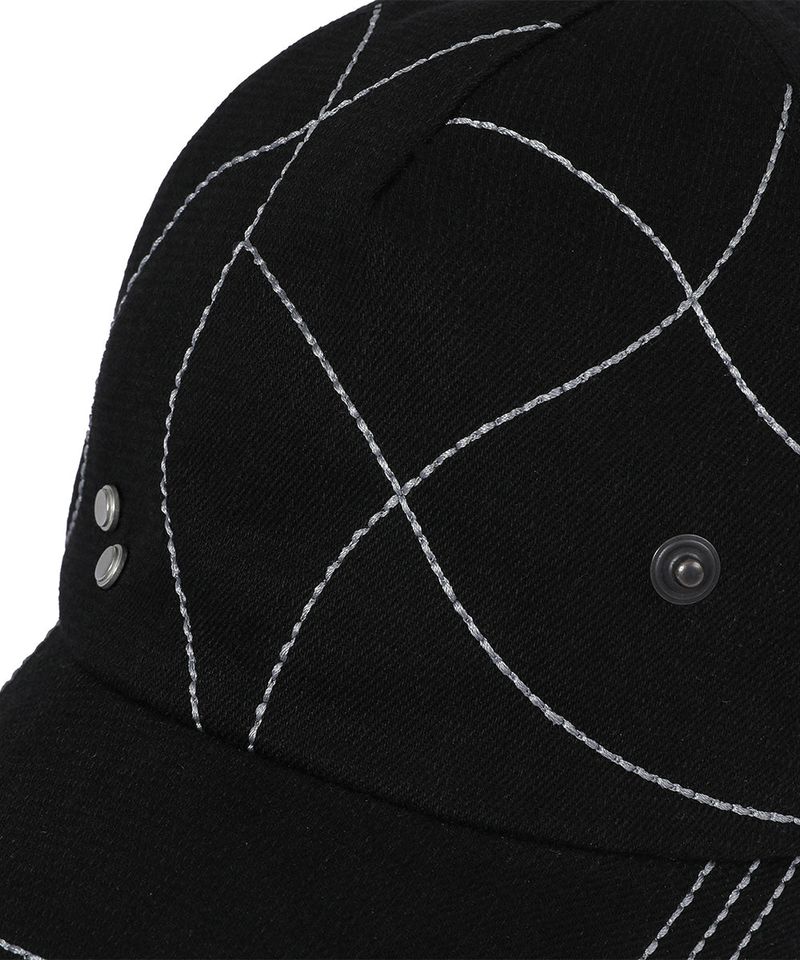26SS★ Stitch line corsage ball cap