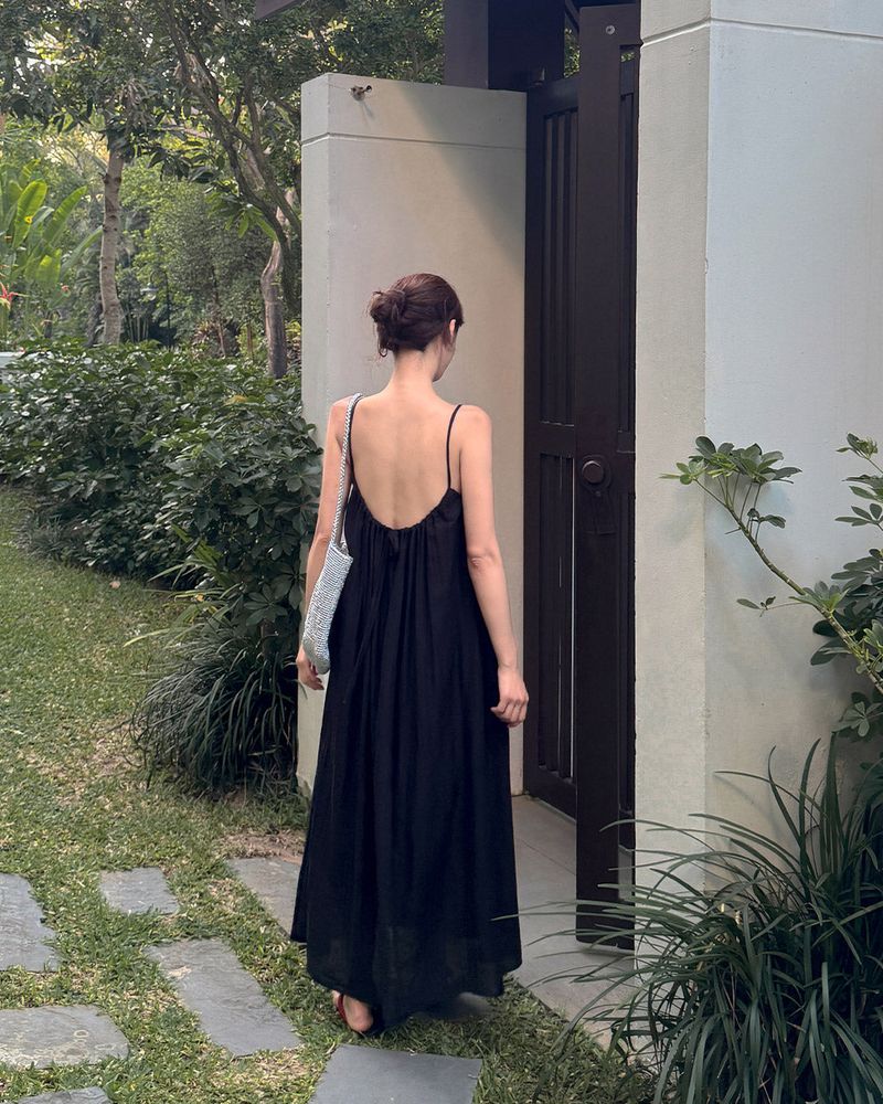 Leara bustier long dress