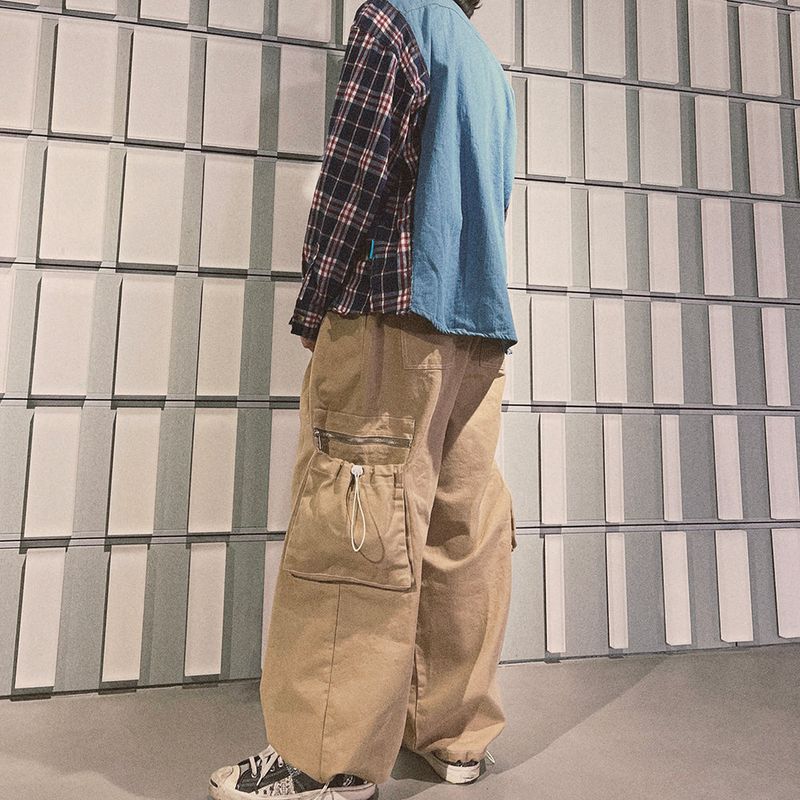 check block denim shirt_blue