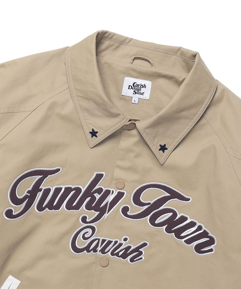 FUNKY TOWN BOMBER JACKET BEIGE(CV2DSUJ240A)
