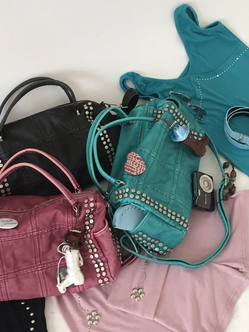 Vintage Stud Boston Bag
