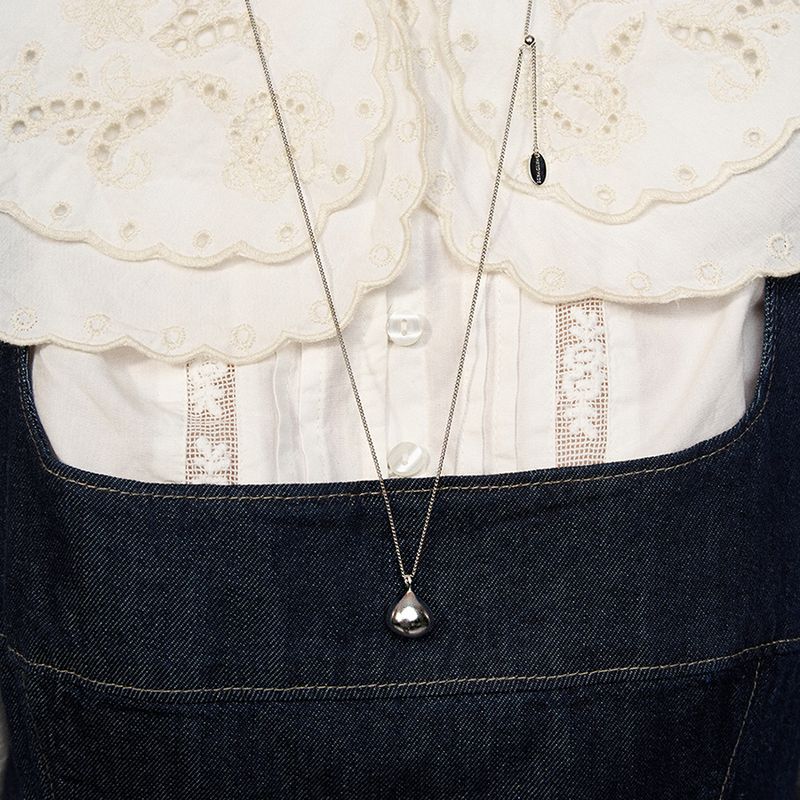 Hei（ヘイ）の「kisses pendant long necklace（Accessories）」
