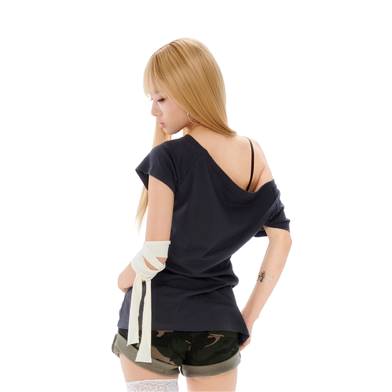 ベビーフェイス ボックス Tシャツ[CHARCOAL]