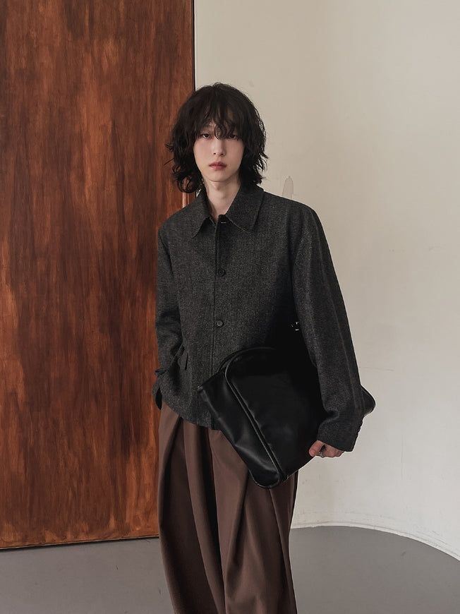 Lemad herringbone wool jacket