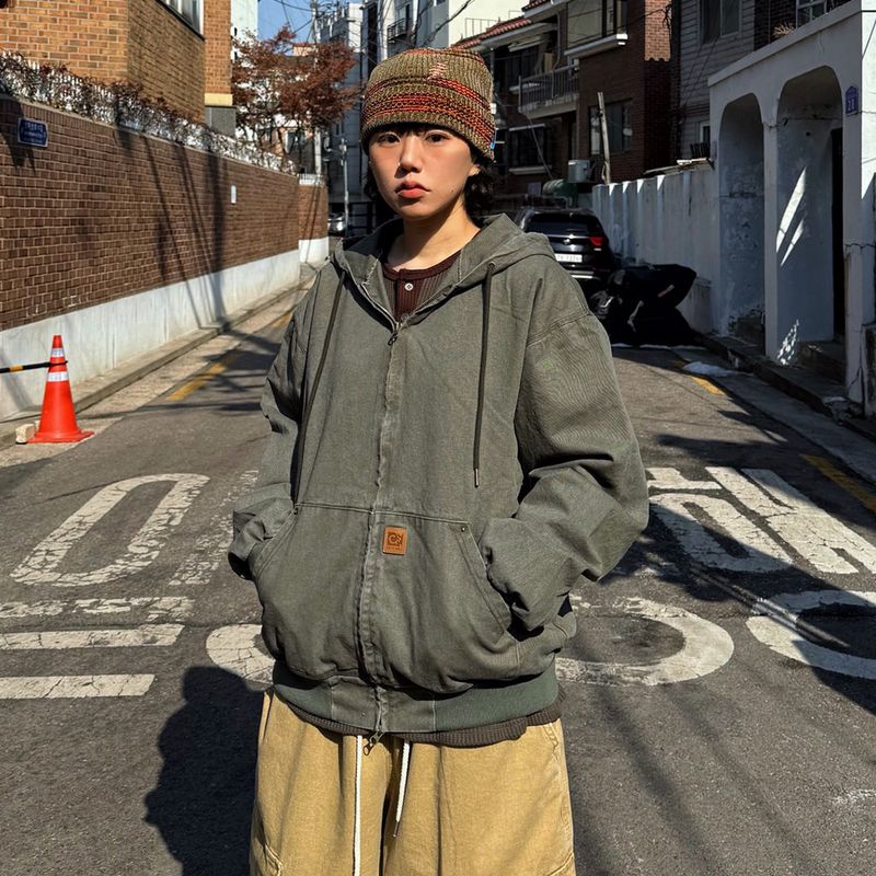 Vintage Work Hooded Jacket