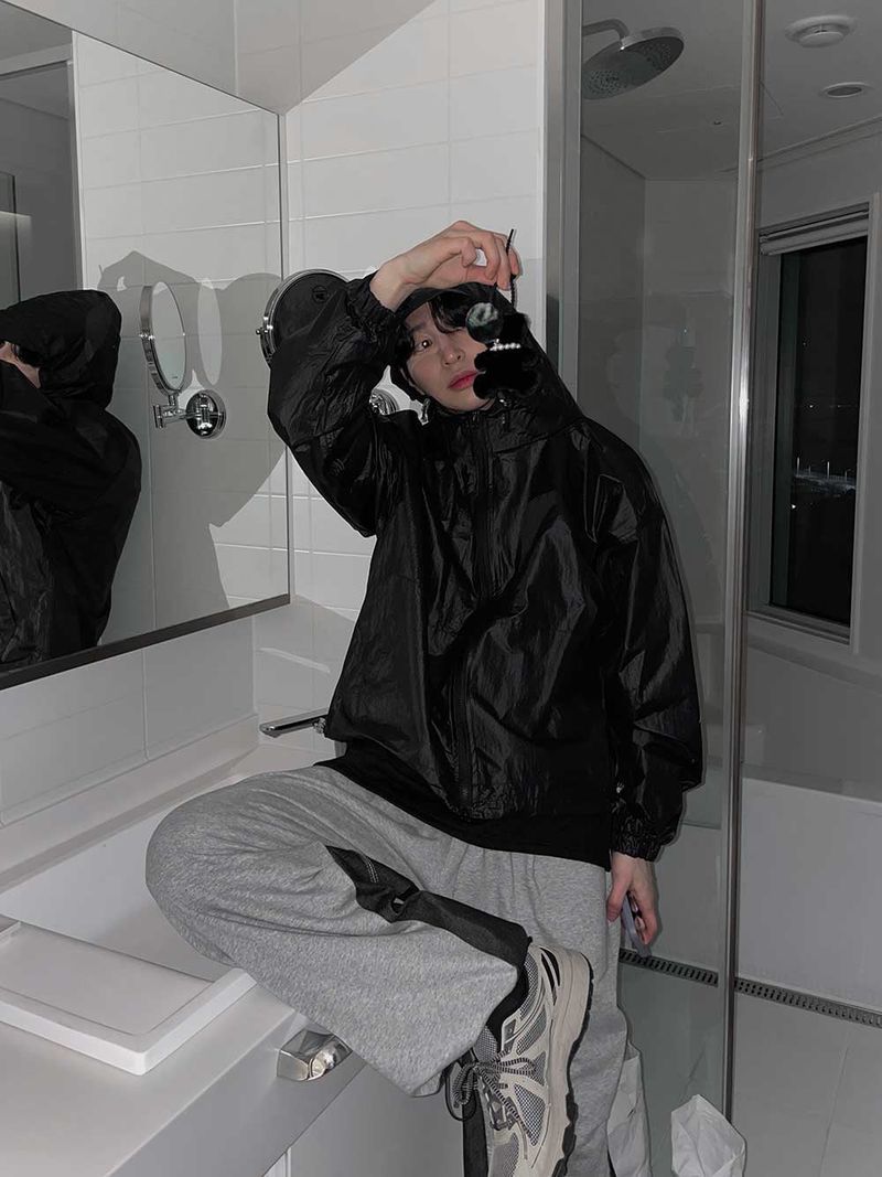 ASCLO Rocco Glossy Cap Hood Jumper (4color)