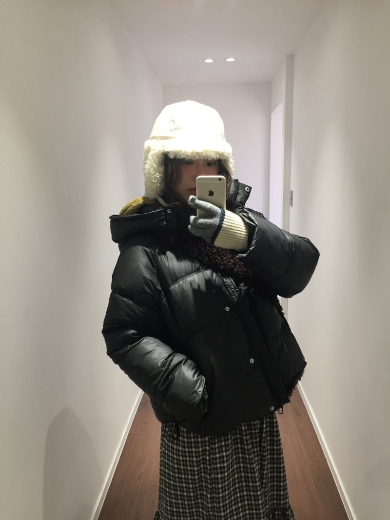 DUGGY（ダギー）の「ウェロンハイネックフーデッドパディング (2color)（ジャケット/アウター）」