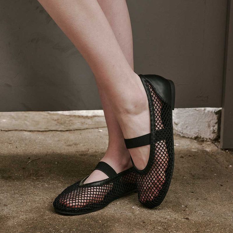 Mesh Maryjane - Black